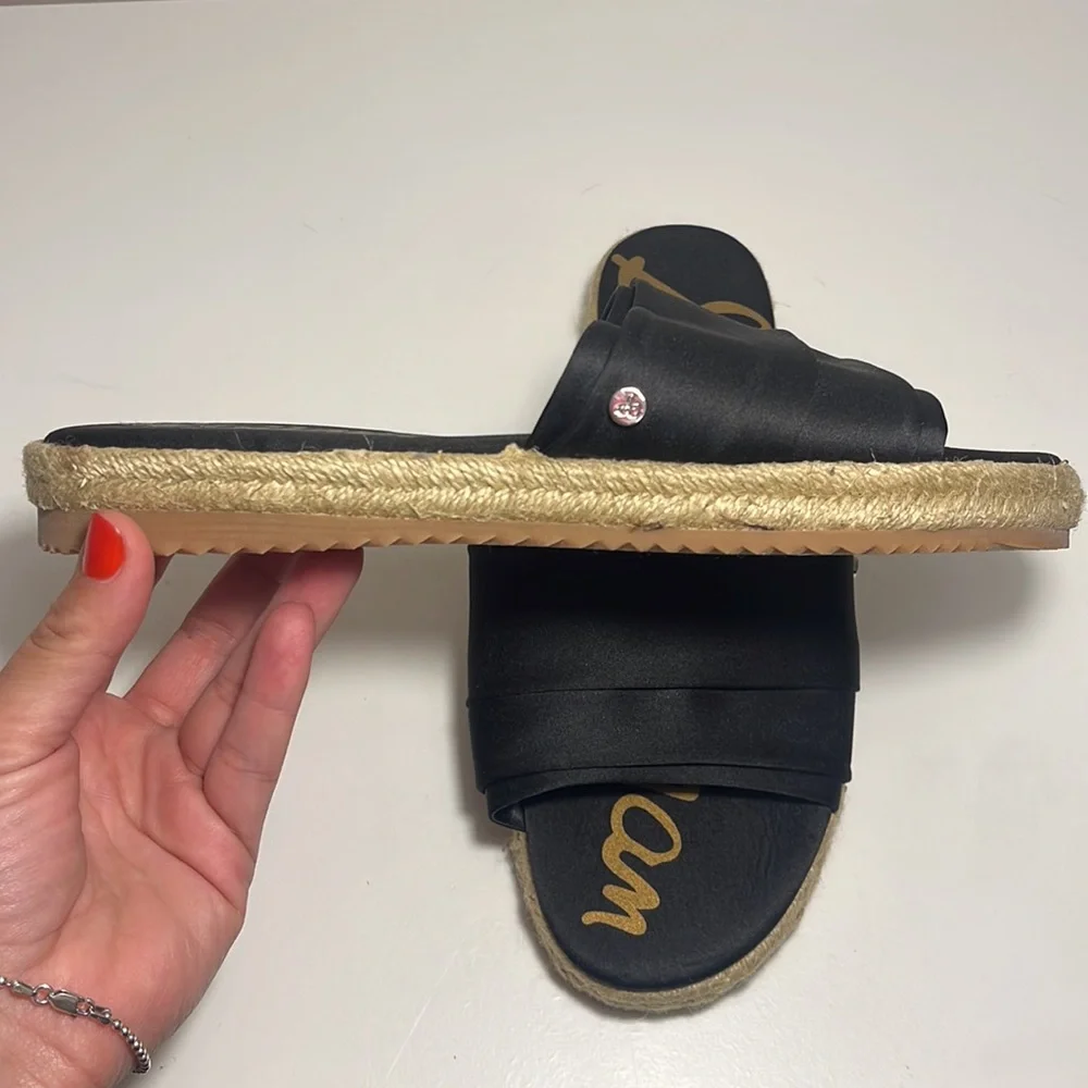 Sam Edelman flat‎ sandals satin